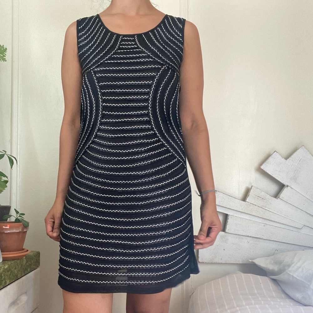 Vintage Semi Sheer Dress with Details